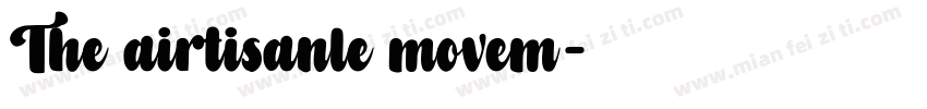 The airtisanle movem字体转换